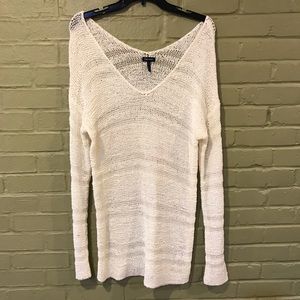 Splendid White Knit Tunic